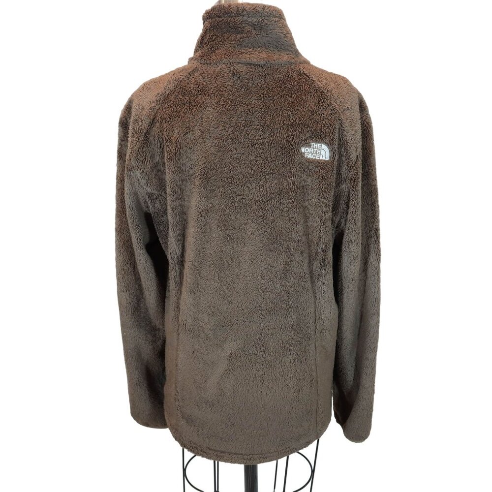 THE NORTH FACE Osito 2 Fleece Full Zip Up Jacket Women's Size M Brown - Picture 3 of 9